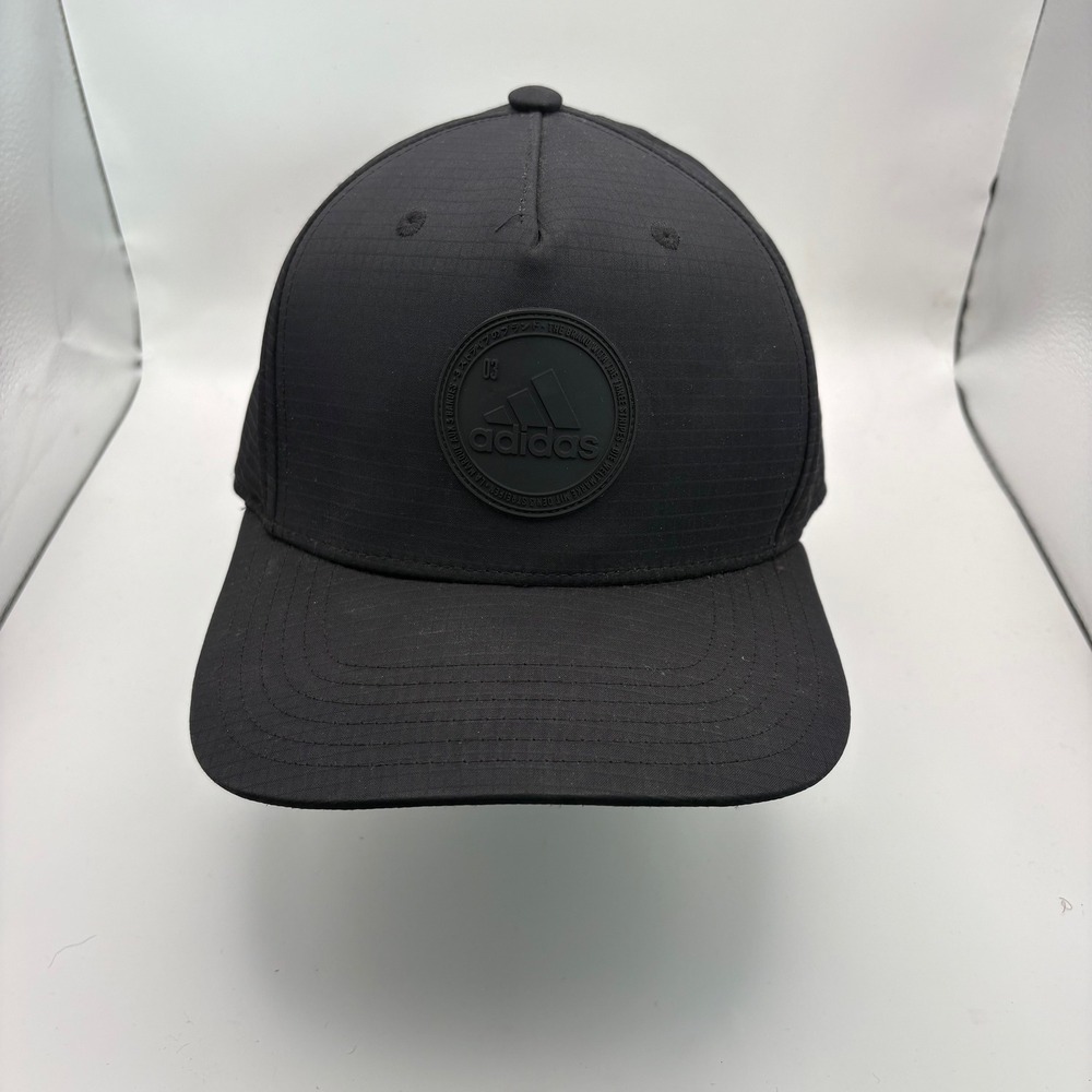 Vintage Style Adidas Logo Black‎ Baseball Cap Snapback Logo Three Stripes OSFM
